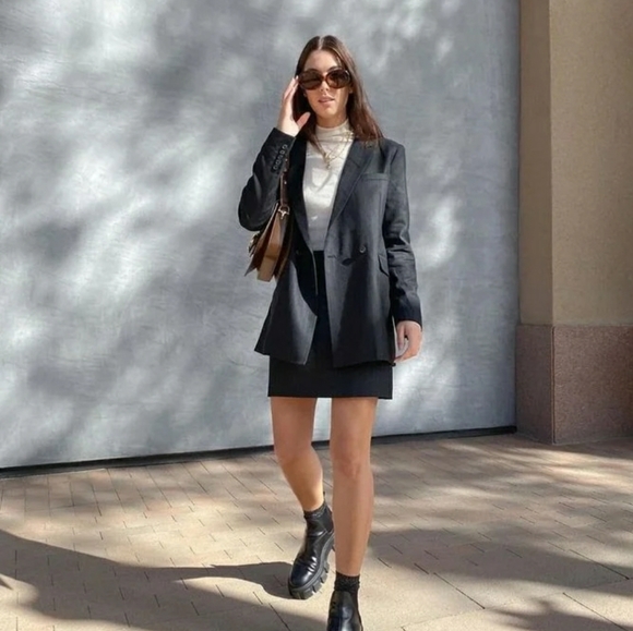 Giorgio Armani Le Collezioni Vintage Long Blazer Blazers Suit